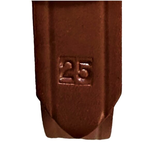 NEW OmniPet® Brown Leather Dog Collar Large 25" Long 1" Wide Made in the USA - Picture 4 of 6